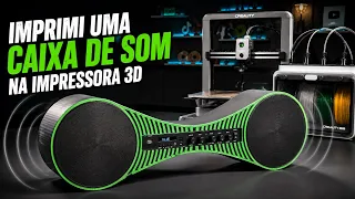 IMPRIMI UMA CAIXA DE SOM na SparkX i7 da Creality com equipamentos Taramps