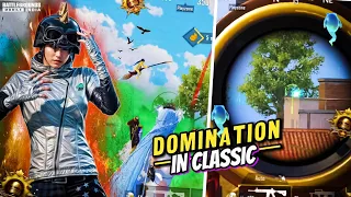 ☠️Domination IN CLASSIC | High FINISHES Gameplay | BGMI GAMEPLAY - @insanelion6101