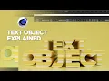 C4D Text Object Everything Explained in Detail - Cinema 4D Mograph
