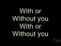 U2 - With or Without you - lyrics