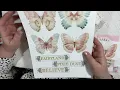Craft With Me Tutorial Workshop for this gorgeous Ethereal Butterfly Tag kit In my Etsy now