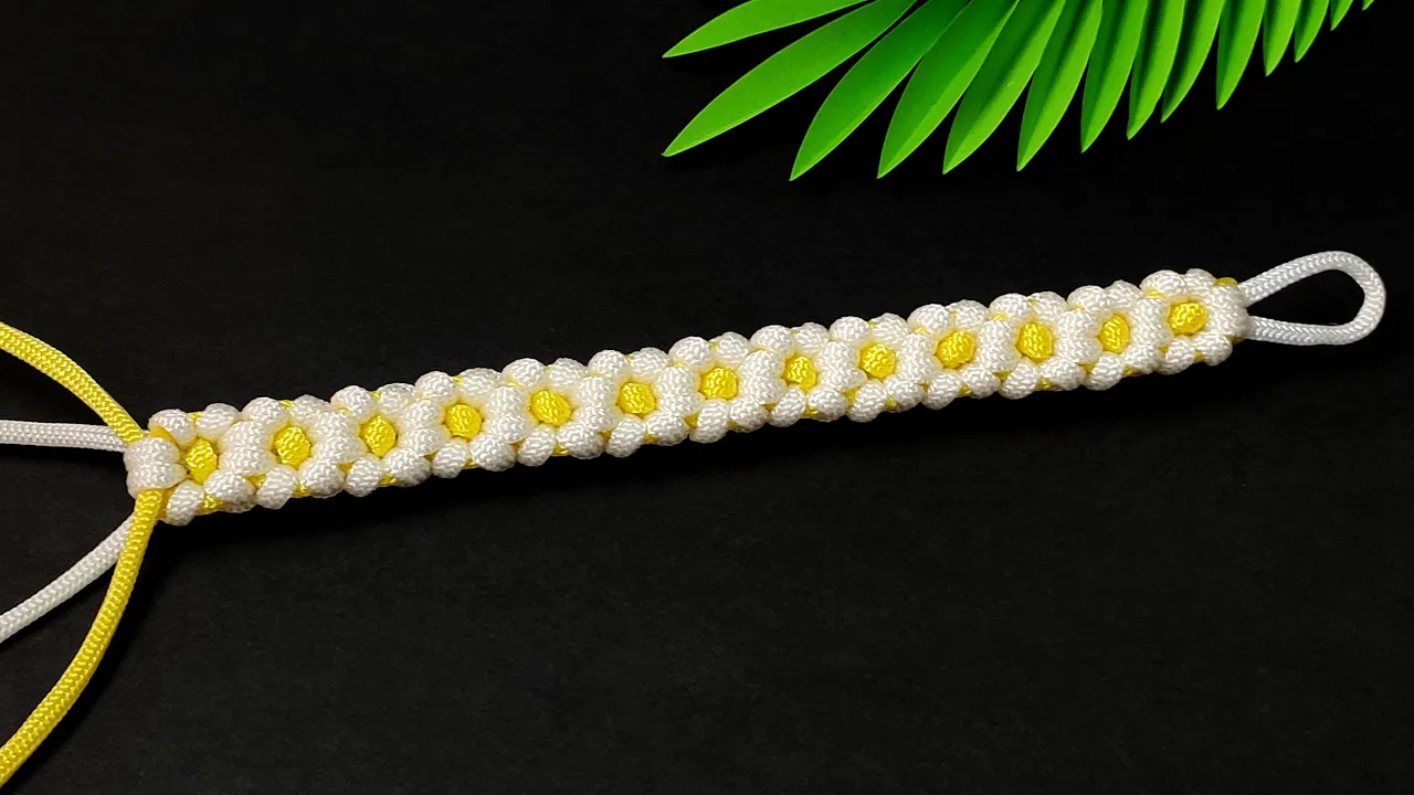 cara membuat gelang mudah dan Keren  - Gelang Paracord Simpul Sederhana