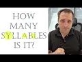 How to count the number of syllables in an English word