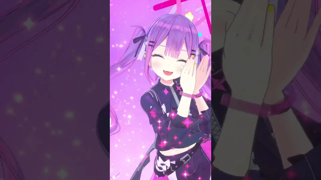 あずきちの #オキドキ  MMDトワ様に踊ってもらった！⚒?　#shorts  #vtuber #dance #踊ってみた