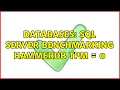 Databases SQL Server benchmarking HammerDb TPM 0 2 Solutions