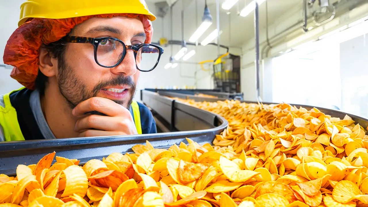 How Its Made : Inside a French Potato Chip Factory