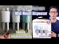 Simplehuman Triple Wall Mount Shampoo Soap Dispenser Unbox Installation Review