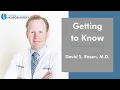 Getting to Know Dr Rosen