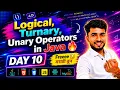 Full Stack Java Free Day 10 - Logical Ternary Unary Operators in Java aadiandjava 2 0
