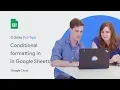 How to create dropdown lists and use conditional formatting in Google Sheets