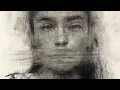SILENCE charcoal portrait drawing