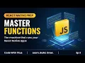 JavaScript Functions Explained Declare Call Return React Native Prep Ep 3