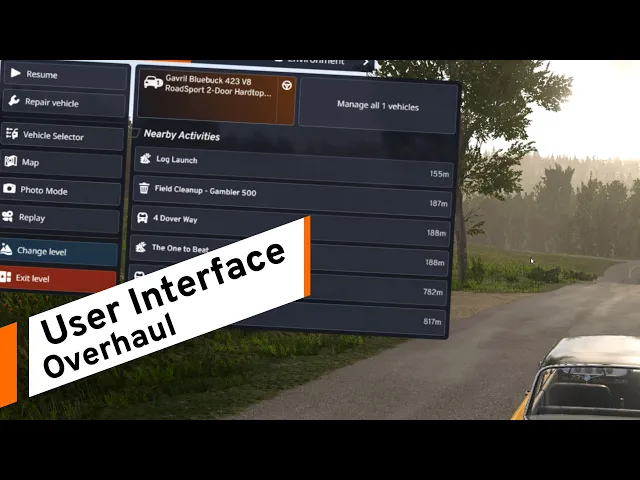 BeamNG.drive - User Interface Overhaul