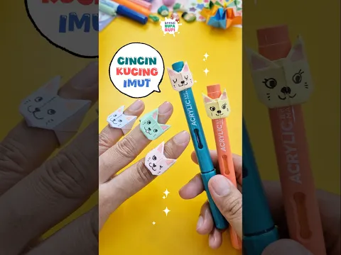 😸 Bikin mainan CINCIN KUCING lucu & imut