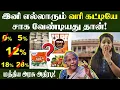 Download Lagu GST-யால் விலைவாசியும் ஏறப்போகுது😡| GST New Slab Rates | இனி கடைல பொருள் வாங்கும் முன் இத பாருங்க