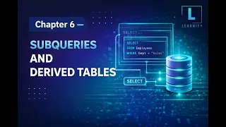 Chapter 6 Subqueries Derived Tables Learnify