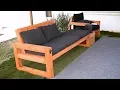DIY Modern Outdoor Sofa