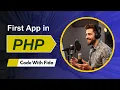 Creating Your First PHP File Hello World