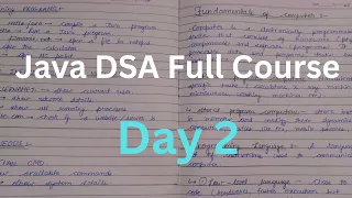 Java DSA Full Course Day 2