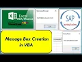 How to create message box using Excel VBA Function Msgbox in VBA Message box using Command button