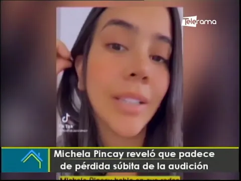 Michela Pincay reveló que padece de pérdida súbita de la audición