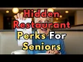 Hidden Senior Perks in Restaurants Don t Miss These