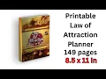 Mastering Manifestation Your Ultimate Editable Law of Attraction Planner
