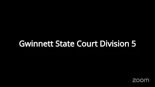 Gwinnett State Court Division 5 s Civil Default Calendar