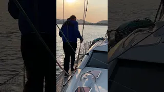 Life aboard sunrises sunsets and evening lights at sea and anchor