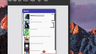 Android custom arrayadapter and showing movie list tutorial
