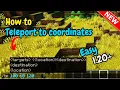 How to teleport to coordinates in Minecraft 2026