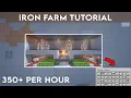 Minecraft Underground Iron Farm 1 21 Survival Tutorial