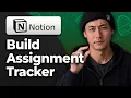 How to Build a Notion Assignment Tracker 2026 Full Tutorial