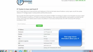 IP Tracker to track and trace any IP addresses IPTracker info