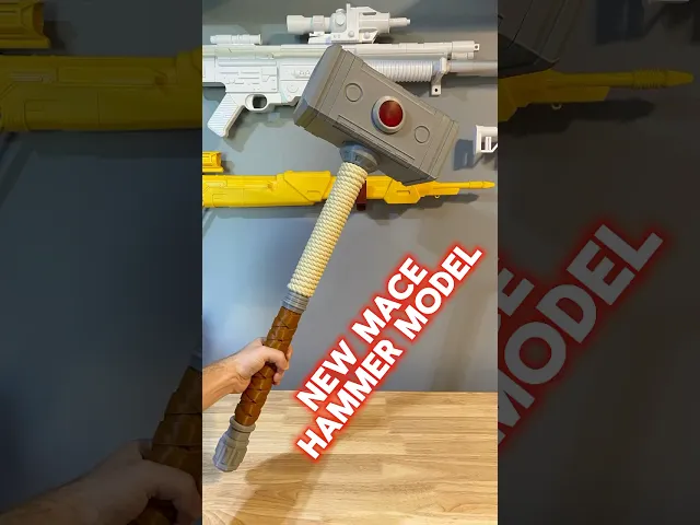 Custom Artificer Hammer Mace STL (3D Print File) video thumbnail