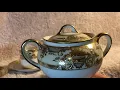 Vintage Noritake Fleurgold tea set