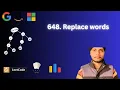 Leetcode-648 Replace Words Trie Series