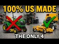 The Only 4 Mower Brands That Never Left AMERICA Not John Deere or Toro