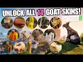 How to UNLOCK ALL 14 GOAT SKINS Unlock All Goat Skins Goat Simulator 3