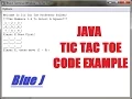 Java Tic Tac Toe Game - Code Example NO GUI