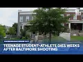 Teenager dies weeks after Baltimore shooting