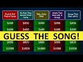 Guess the Song Jeopardy Style | Quiz #89