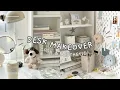 desk makeover aesthetic cosy minimalist