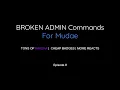BROKEN Admin Commands in MUDAE