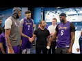 LeBron James and Anthony Davis Magic While Being Guarded