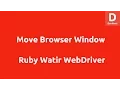 Watir Webdriver move Browser Window to Point
