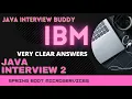IBM real time java interview series Interview 18 java interview buddy