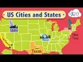 US Cities and States Learn the geographic regions of the USA Kids Academy