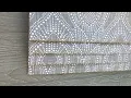 Khaki Gray and White Faux Roman Shade Valance Alyssa in Regal