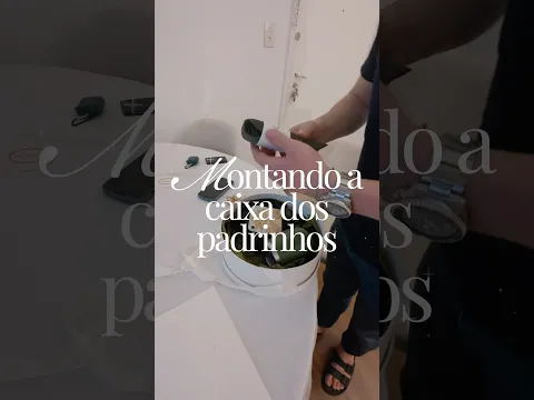 Montando a caixa dos padrinhos #vlog #vlogcomigo #vedatoday